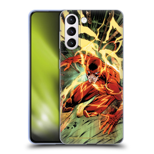 Justice League DC Comics The Flash Comic Book Cover New 52 #9 Soft Gel Case for Samsung Galaxy S21+ 5G