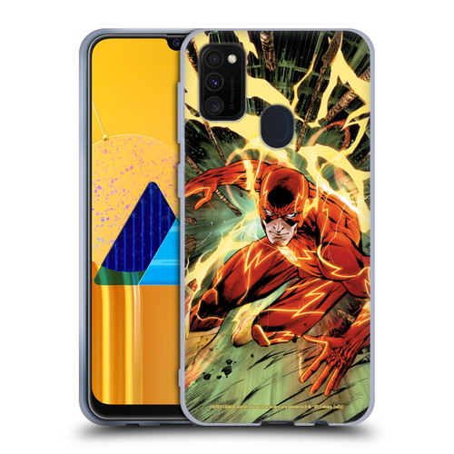 Justice League DC Comics The Flash Comic Book Cover New 52 #9 Soft Gel Case for Samsung Galaxy M30s (2019)/M21 (2020)