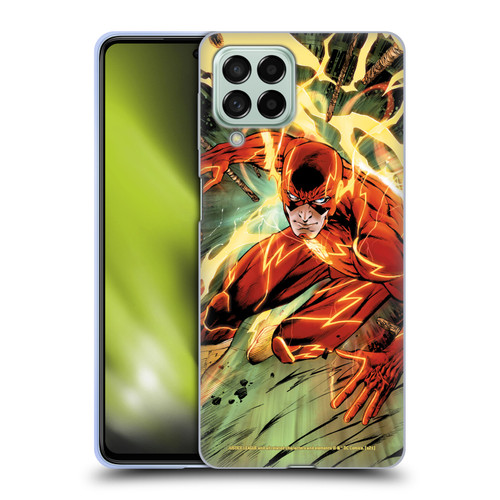 Justice League DC Comics The Flash Comic Book Cover New 52 #9 Soft Gel Case for Samsung Galaxy M53 (2022)