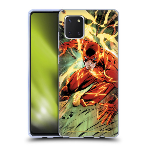 Justice League DC Comics The Flash Comic Book Cover New 52 #9 Soft Gel Case for Samsung Galaxy Note10 Lite