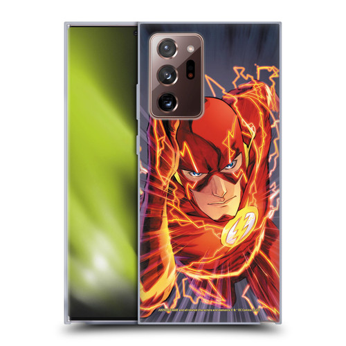 Justice League DC Comics The Flash Comic Book Cover Vol 1 Move Forward Soft Gel Case for Samsung Galaxy Note20 Ultra / 5G