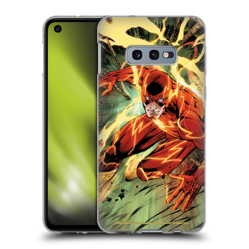 Justice League DC Comics The Flash Comic Book Cover New 52 #9 Soft Gel Case for Samsung Galaxy S10e