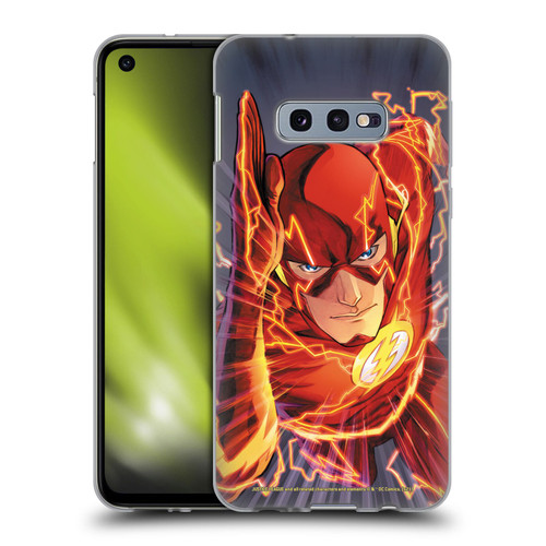 Justice League DC Comics The Flash Comic Book Cover Vol 1 Move Forward Soft Gel Case for Samsung Galaxy S10e