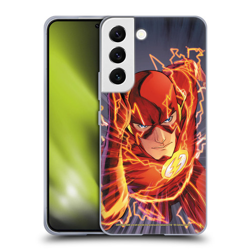 Justice League DC Comics The Flash Comic Book Cover Vol 1 Move Forward Soft Gel Case for Samsung Galaxy S22 5G