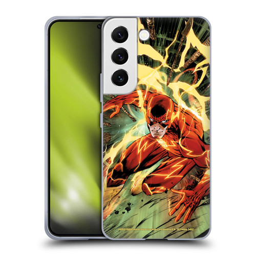 Justice League DC Comics The Flash Comic Book Cover New 52 #9 Soft Gel Case for Samsung Galaxy S22 5G