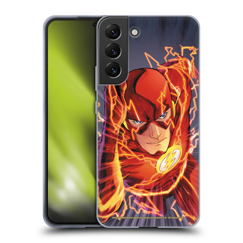 Justice League DC Comics The Flash Comic Book Cover Vol 1 Move Forward Soft Gel Case for Samsung Galaxy S22+ 5G