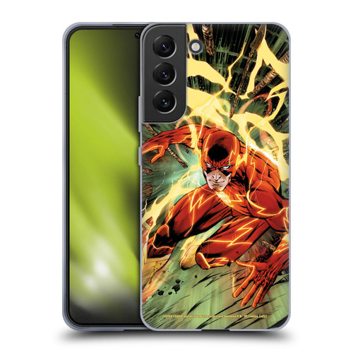 Justice League DC Comics The Flash Comic Book Cover New 52 #9 Soft Gel Case for Samsung Galaxy S22+ 5G
