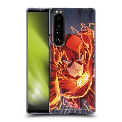 Justice League DC Comics The Flash Comic Book Cover Vol 1 Move Forward Soft Gel Case for Sony Xperia 1 III