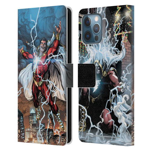 Justice League DC Comics Shazam Comic Book Art Issue #1 Variant 2019 Leather Book Wallet Case Cover For Apple iPhone 12 Pro Max