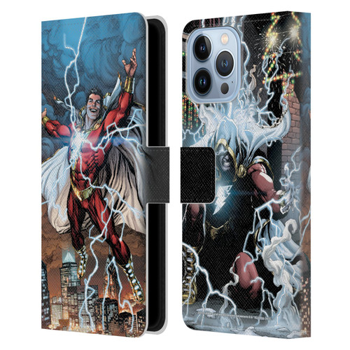 Justice League DC Comics Shazam Comic Book Art Issue #1 Variant 2019 Leather Book Wallet Case Cover For Apple iPhone 13 Pro Max