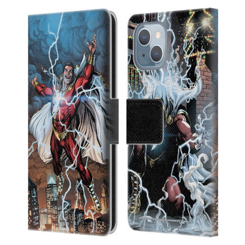 Justice League DC Comics Shazam Comic Book Art Issue #1 Variant 2019 Leather Book Wallet Case Cover For Apple iPhone 14