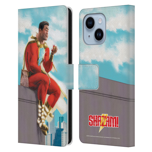 Justice League DC Comics Shazam Comic Book Art Issue #9 Variant 2019 Leather Book Wallet Case Cover For Apple iPhone 14 Plus