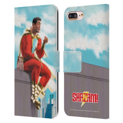 Justice League DC Comics Shazam Comic Book Art Issue #9 Variant 2019 Leather Book Wallet Case Cover For Apple iPhone 7 Plus / iPhone 8 Plus