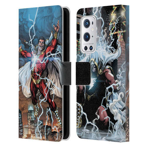 Justice League DC Comics Shazam Comic Book Art Issue #1 Variant 2019 Leather Book Wallet Case Cover For OnePlus 9 Pro