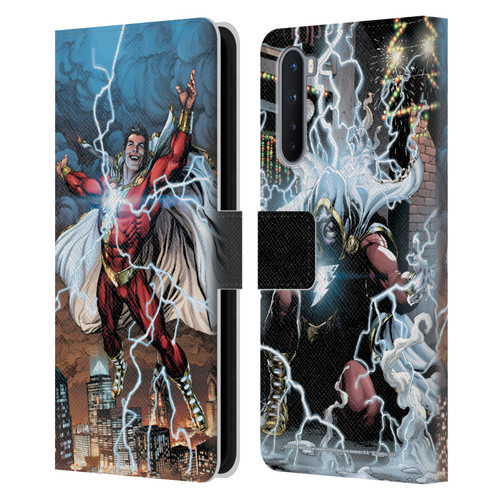 Justice League DC Comics Shazam Comic Book Art Issue #1 Variant 2019 Leather Book Wallet Case Cover For OnePlus Nord 5G