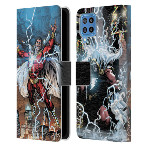 Justice League DC Comics Shazam Comic Book Art Issue #1 Variant 2019 Leather Book Wallet Case Cover For Samsung Galaxy F22 (2021)