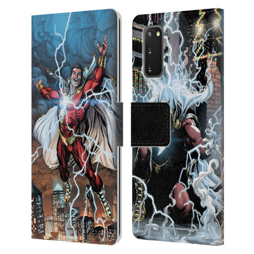 Justice League DC Comics Shazam Comic Book Art Issue #1 Variant 2019 Leather Book Wallet Case Cover For Samsung Galaxy S20 / S20 5G