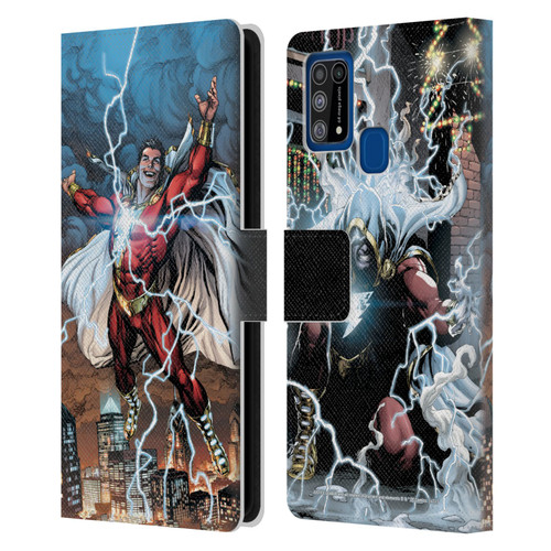 Justice League DC Comics Shazam Comic Book Art Issue #1 Variant 2019 Leather Book Wallet Case Cover For Samsung Galaxy M31 (2020)