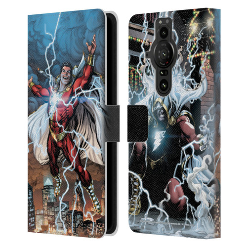 Justice League DC Comics Shazam Comic Book Art Issue #1 Variant 2019 Leather Book Wallet Case Cover For Sony Xperia Pro-I