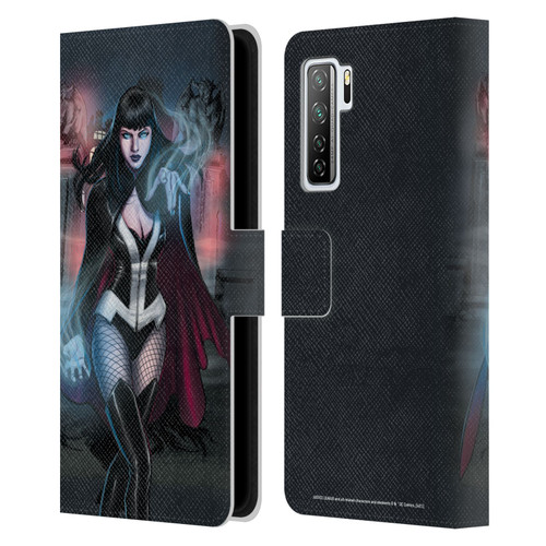 Justice League DC Comics Dark Comic Art Zatanna Futures End #1 Leather Book Wallet Case Cover For Huawei Nova 7 SE/P40 Lite 5G