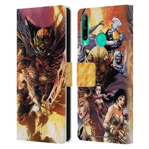 Justice League DC Comics Dark Comic Art Etrigan Demon Knights Leather Book Wallet Case Cover For Huawei P40 lite E