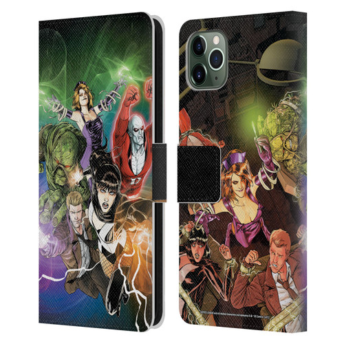 Justice League DC Comics Dark Comic Art #30 Group Leather Book Wallet Case Cover For Apple iPhone 11 Pro Max