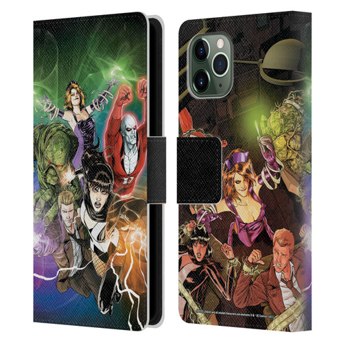 Justice League DC Comics Dark Comic Art #30 Group Leather Book Wallet Case Cover For Apple iPhone 11 Pro