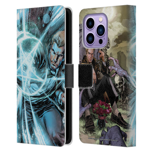 Justice League DC Comics Dark Comic Art Constantine #1 Leather Book Wallet Case Cover For Apple iPhone 14 Pro Max