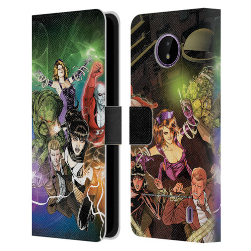 Justice League DC Comics Dark Comic Art #30 Group Leather Book Wallet Case Cover For Nokia C10 / C20