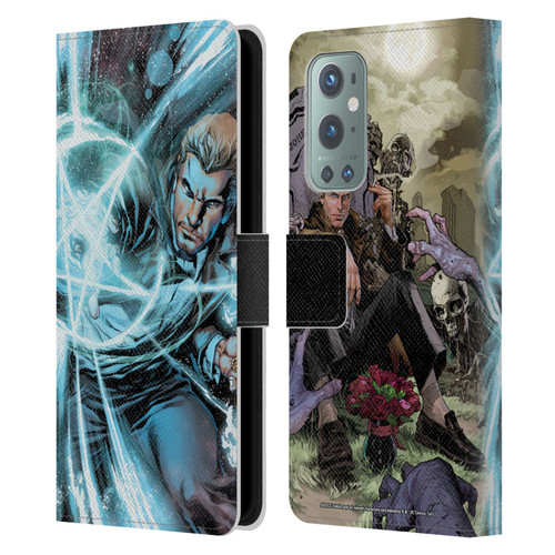 Justice League DC Comics Dark Comic Art Constantine #1 Leather Book Wallet Case Cover For OnePlus 9