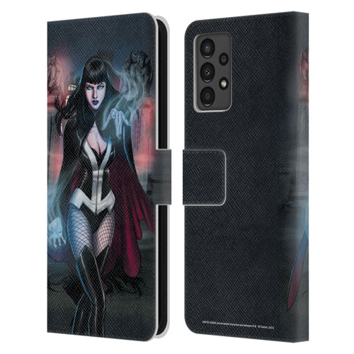 Justice League DC Comics Dark Comic Art Zatanna Futures End #1 Leather Book Wallet Case Cover For Samsung Galaxy A13 (2022)