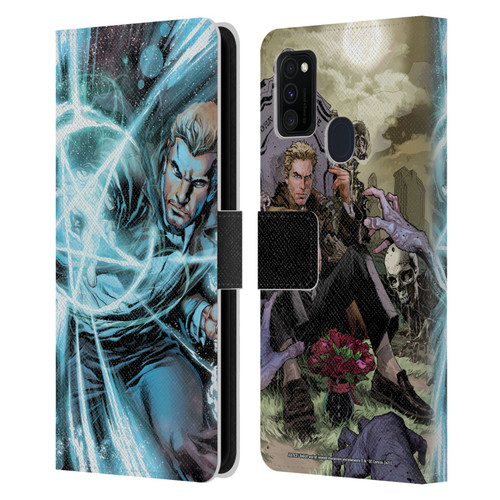 Justice League DC Comics Dark Comic Art Constantine #1 Leather Book Wallet Case Cover For Samsung Galaxy M30s (2019)/M21 (2020)