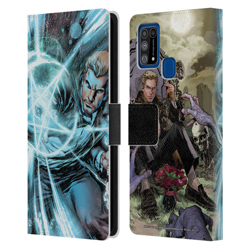 Justice League DC Comics Dark Comic Art Constantine #1 Leather Book Wallet Case Cover For Samsung Galaxy M31 (2020)