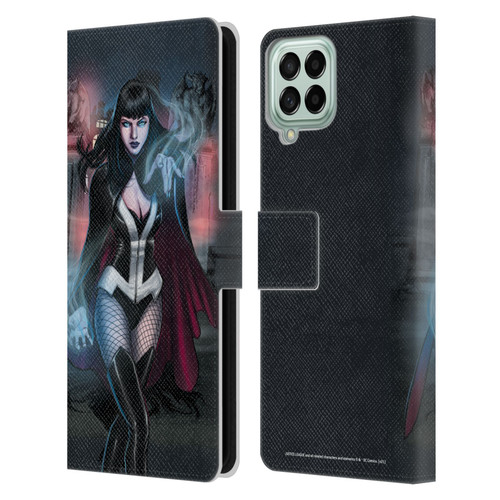 Justice League DC Comics Dark Comic Art Zatanna Futures End #1 Leather Book Wallet Case Cover For Samsung Galaxy M53 (2022)