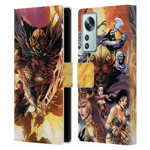 Justice League DC Comics Dark Comic Art Etrigan Demon Knights Leather Book Wallet Case Cover For Xiaomi 12