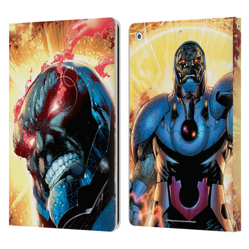 Justice League DC Comics Darkseid Comic Art New 52 #6 Cover Leather Book Wallet Case Cover For Apple iPad 10.2 2019/2020/2021
