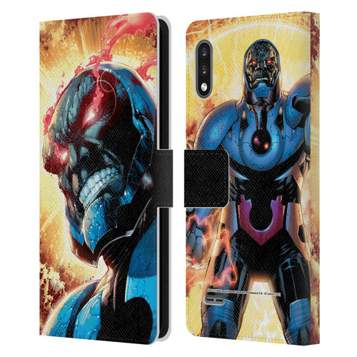 Justice League DC Comics Darkseid Comic Art New 52 #6 Cover Leather Book Wallet Case Cover For LG K22