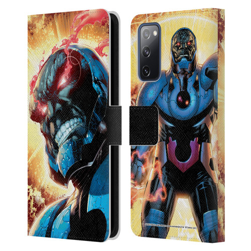 Justice League DC Comics Darkseid Comic Art New 52 #6 Cover Leather Book Wallet Case Cover For Samsung Galaxy S20 FE / 5G