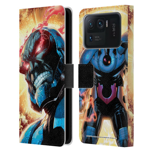 Justice League DC Comics Darkseid Comic Art New 52 #6 Cover Leather Book Wallet Case Cover For Xiaomi Mi 11 Ultra