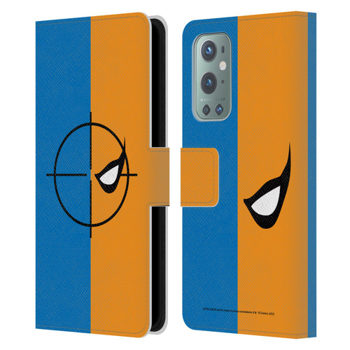 Justice League DC Comics Deathstroke Comic Art Logo Leather Book Wallet Case Cover For OnePlus 9