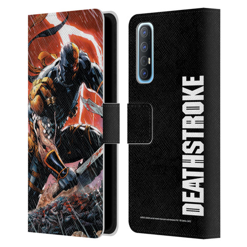 Justice League DC Comics Deathstroke Comic Art Vol. 1 Gods Of War Leather Book Wallet Case Cover For OPPO Find X2 Neo 5G