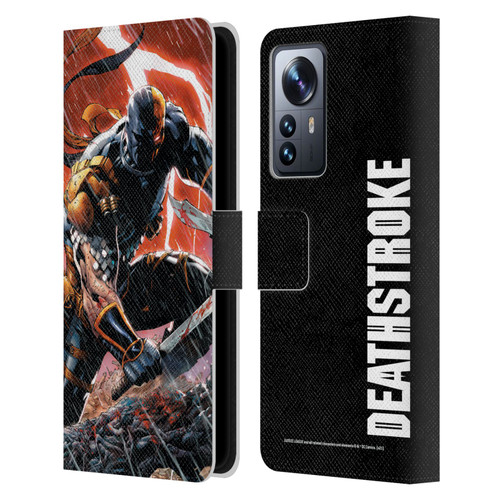 Justice League DC Comics Deathstroke Comic Art Vol. 1 Gods Of War Leather Book Wallet Case Cover For Xiaomi 12 Pro