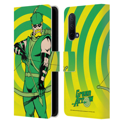 Justice League DC Comics Green Arrow Comic Art Classic Leather Book Wallet Case Cover For OnePlus Nord CE 5G