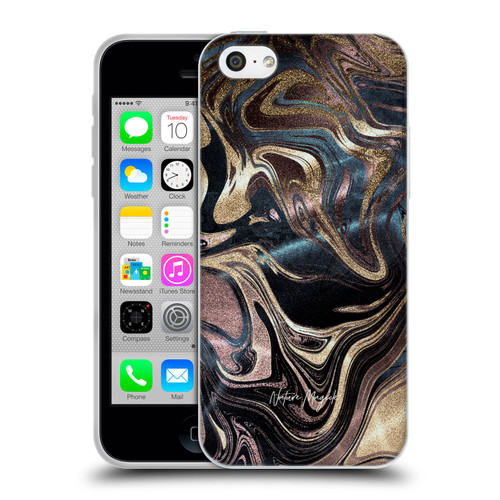 Nature Magick Luxe Gold Marble Metallic Copper Soft Gel Case for Apple iPhone 5c