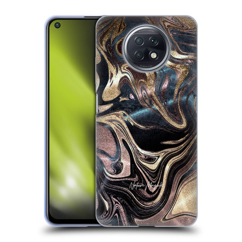 Nature Magick Luxe Gold Marble Metallic Copper Soft Gel Case for Xiaomi Redmi Note 9T 5G