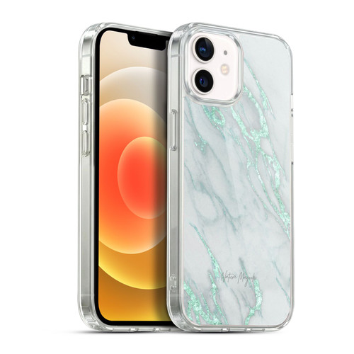 Nature Magick Marble Metallics Teal Soft Gel Case for Apple iPhone 12 / iPhone 12 Pro & MagSafe