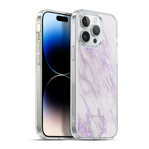 Nature Magick Marble Metallics Purple Soft Gel Case for Apple iPhone 13 Pro Max & MagSafe