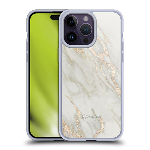 Nature Magick Marble Metallics Gold Soft Gel Case for Apple iPhone 14 Pro Max