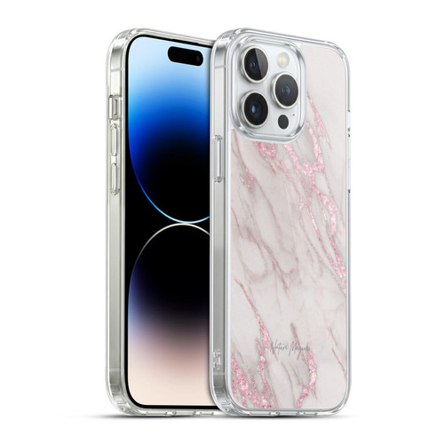 Nature Magick Marble Metallics Pink Soft Gel Case for Apple iPhone 14 Pro Max & MagSafe