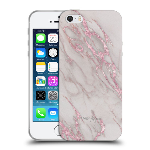 Nature Magick Marble Metallics Pink Soft Gel Case for Apple iPhone 5 / 5s / iPhone SE 2016
